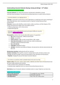 Samenvatting  boek Consumer Behavior (13e editie) voor  Consument & Marketing (Tilburg University)