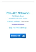 Palo Alto Networks PSE-Strata Dumps 100% Approved [2021] PSE-Strata Exam Questions