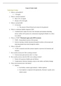 NSG 302 - Assessment Exam 2 Study Guide.