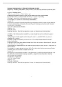 Exam (elaborations) BUS 210 Business Communication, 2e (Shwom/Gueldenzoph Snyder) Chapter 2 Working with Others: Interpersonal, Intercultural, and Team Communication deeply elaborated (question and answers)