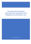 Test Bank for Differential Equations with Boundary-Value Problems, 9th Edition By G. Zill