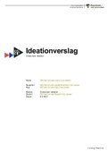 M15 Onderzoek: Ideationverslag (cijfer: 8)