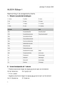 samenvatting bijlage 1 Algemene chemie aan Ugent