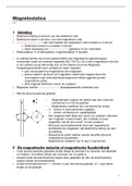 Samenvatting van H4  - Magnetostatica - Elektriciteit - UGent - Ind. Ing. - L. Dupré