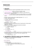 Samenvatting van H6  - De elektromagnetische inductie - Elektriciteit - UGent - Ind. Ing. - L. Dupré