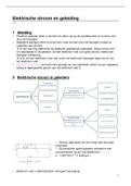 Samenvatting van H2 - Elektrische stroom en geleiding - UGent - Ind. Ing. - L. Dupré