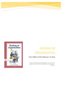 Samenvatting Gedrag in Organisaties, ISBN: 9789001876937