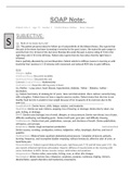 Bilateral Knee osteoarthritis Soap note (complete) SOAP Note: Patient: Mrs. F Age: 75 Gender: F Marital Status: Widow Race: Hispanic