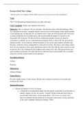 NURSING 812 Psoriasis SOAP Note Sample- Critique