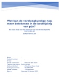 Afstuderen Case Study: Non-farmacologische (verpleegkundige) interventies bij postoperatieve pijn