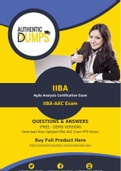 IIBA-AAC Dumps - Accurate IIBA-AAC Exam Questions - 100% Passing Guarantee