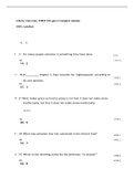 Liberty University THEO 104 quiz 6 Complete solution 