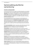 Samenvatting Thema's Maatschappijleer voor VWO hoofdstuk 4: pluriforme samenleving