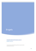 Onderzoeksmethodologie 3: Engels