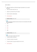 HLT 306V TOPIC 4 QUIZ WITH ANSWERS