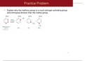 EWG effects and halogenation