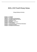 BIOL 235: Final Exam-Version B (Chapter 19 to Chapter 29 Study Guide)_Athabasca University