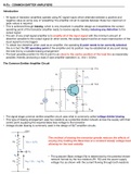 BJT’s - Common Emitter (CE) Amplifiers