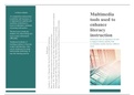 It is important to integrate multimedia into ELA instruction and assessments when applicable in order to enhance the instruction in order to foster active engagement in literacy and create a supportive learning environment