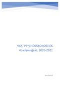 Samenvatting Psychodiagnostiek