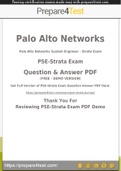 Palo Alto Networks Systems Engineer Certification - Prepare4test provides PSE-Strata Dumps