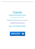 Copado-Developer Dumps and Answers to Pass Copado-Developer Exam in First Try