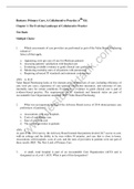 Buttaro: Primary Care, A Collaborative Practice, 5th Edition | Test Bank For Primary Care A Collaborative Practice, 5th Edition : all chapters (chapter 1 - chapter 3) Questions, answers with rationales_ A+ solutions