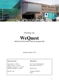 Essay WeQuest Onderzoeksverslag - Drugs in Nederland