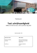 Essay Taal: Schrijfvaardigheid - Blog