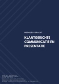 Module opdracht klantgerichte communicatie en presentatie