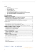 Bundel van samenvattingen van alle tentamenstof voor het vak Psychologie (blok 7)