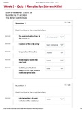 HPR205: The Human Body Health & Disease > Week 5 Quiz 1 | Score: 30 Out of 30 Points | Latest 2021