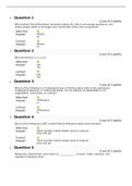 BUSI 3002 Week 6 Final Exam (100% Correct)