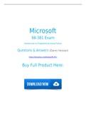 Microsoft 98-381 Exam Dumps [2021] PDF Questions With Success Guarantee