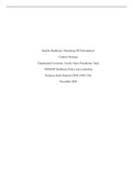 NR506NP / NR 506 NP Week 3 Quality Healthcare Measuring NP Performance, Complete Assignment