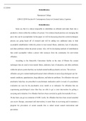 Crime  Theories.docx  CCJ2930  Rehabilitation  Rasmussen College  J280/CCJ2930 Section 01 Contemporary Issues in Criminal Justice Capstone  Rehabilitation  Some say that it is almost impossible to rehabilitate an offender and make them into a productive c