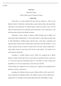 child abuse final project.docx  CCJ2685  Child Abuse Rasmussen College  J200/CCJ2685 Section 01 Domestic Violence  Child Abuse  Child Abuse is a serious problem that many don't pay attention to. There are four different versions of child abuse: emotion