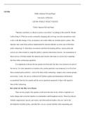 ajs586  week  three  team final  .docx  AJS/586  Public Opinion Poll and Paper  University of Phoenix   AJS/586: PUBLIC POLICY ISSUES   Public Opinion Poll and Paper  "Injustice anywhere is a threat to justice everywhere" according to Reverend Dr. M