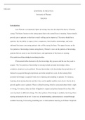 Jean  Watson  theory.docx    NSG/416  KNOWING IN PRACTICE  University of Phoenix NSG/416  Introduction  Jean Watson is an important figure in nursing since she developed the theory of human caring. The theory focuses on the caring aspect that is the centr