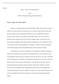 Document81.  STR/581  Week 4 - Apply: Case Study Analysis  Case 2    STR/581: Strategic Planning And implementation  Week 4 - Apply: Case Study Analysis  Airbnb is an organization that was founded by Brian Chesky and his friends when they started to rent 