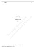 c489 Task 3 C489 Organizational Systems and Quality Leadership Task 3, SAT1 Western Governors University Healthcare Financing 