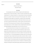 Otitis  Media.docx    Otitis Media  NUR2571  Rasmussen College NUR2571: Professional Nursing II   Otitis Media  One nursing diagnosis that could be allocated to this patient would be disturbed sensory perception related to age related ocular-changes as ev