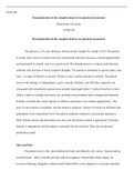 Module11  Documentation  of  the  complete  head  to  toe  physical  assessment.docx  NUR2180  Documentation of the complete head to toe physical assessment  Rasmussen University NUR2180  Documentation of the complete head to toe physical assessment  The 