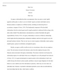 Mini  Case  FIN534.docx  FIN534  Mini Case   Strayer University  FIN534  Mini Case  An agency relationship describes an arrangement where one party or entity legally appoints another party or entity to act on its behalf. Agents can denote individuals such