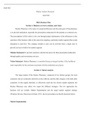 Market Analysis Research Week  2.docx  DAT/565  Market Analysis Research  DAT/565  MBA Business Plan  Section 1: Business overview, mission, and vision  Healers Pharmacy is the name of a proposed Business and the main goal of this pharmacy is to provide m