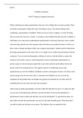 Malcolm  Fletcher  Usability  Evaluation.docx  CIS375  Usability Evaluation  CIS375: Human-Computer Interaction  When conducting an online questionnaire, there are a lot of things that you must consider. There are positive and negative things that come wi