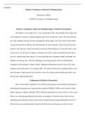 wk6 PathO case study.docx  NUR2063  Module 6 Assignment: Endocrine Pathophysiology  Rasmussen College  NUR2063: Essentials of Pathophysiology  Module 6 Assignment: Endocrine Pathophysiology of Diabetic Ketoacidosis  This paper is a case study of a 21-year