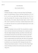 week  4  final  essay.docx  HUM 111  Ancient Male Rulers  Strayer University: HUM 111  Introduction  The purpose of this paper is to compare two ancient rulers: Ramses II and Charlemagne.  Ramses II, also spelled Ramesses or Rameses, ruled Egypt as Pharao