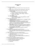 NR 224 FINAL EXAM STUDY GUIDE 2020 / NR224 FINAL EXAM STUDY GUIDE 2020(LATEST)| -Chamberlain College of Nursing