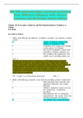 NR 508 pharmacology assorted questions from different Chapters with correct answers and Rationale latest edition